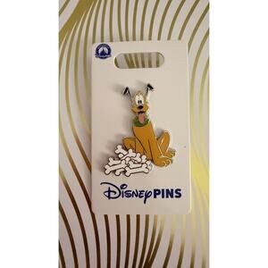 NEW Disney Parks Pluto & Pile of Bones Pin
